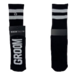 SOCK TALK Mens Wedding Day “GROOM” Crew Socks NEW